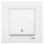 Viko Karre Beyaz Light Yaylı Anahtar 90967003