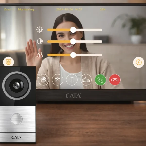 CATA CT-4030 Akıllı Villa Set Görüntülü Kamera