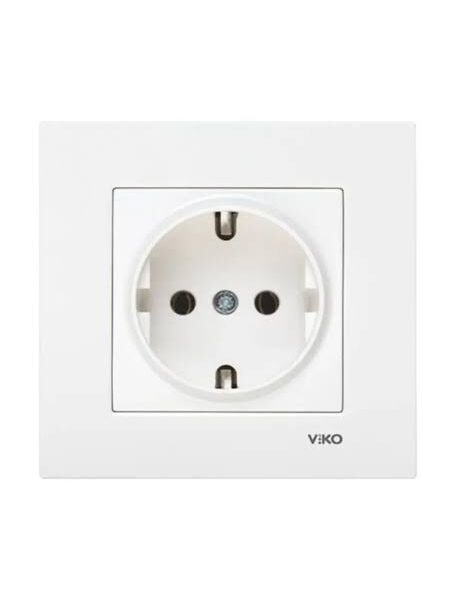 Viko Karre Beyaz Topraklı Priz 90967008