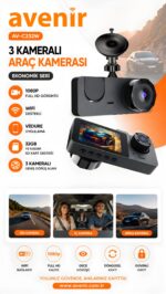 Avenir AV-C232W 3 Kameralı Seri Araç Kamerası
