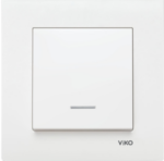 Viko Beyaz Işıklı Light Anahtar 90967014